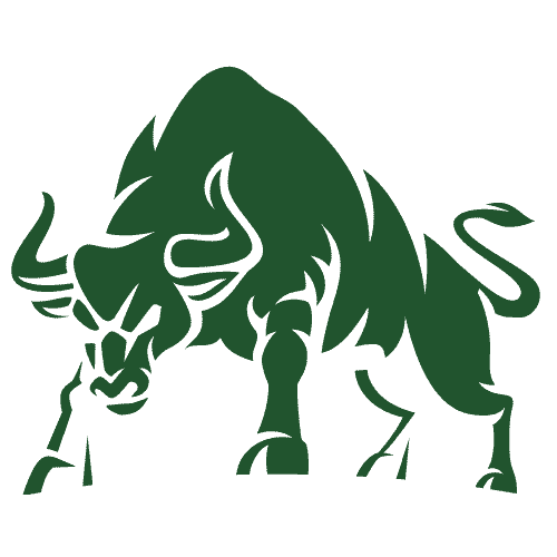 stock market volatility, bull or bear market investing, market volatility, green bull market symbol