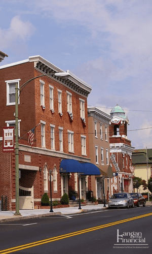 downtown Mechanicsburg PA