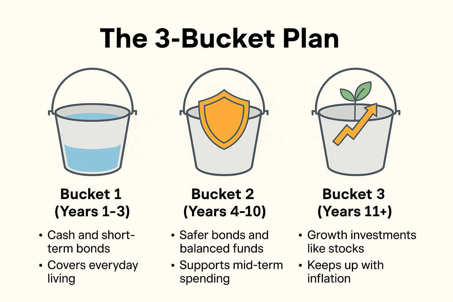 3 bucket plan