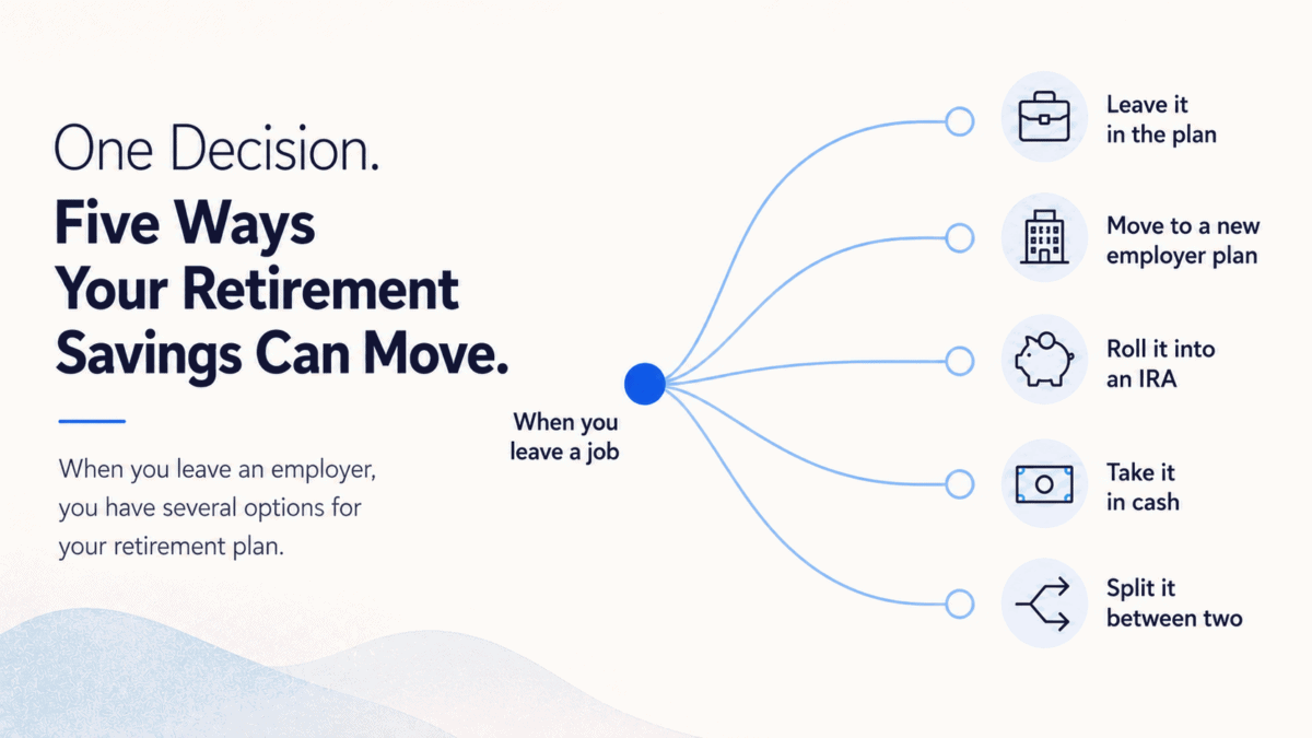 what happens to your retirement plan when you leave