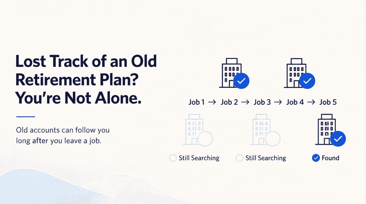 lose track of an old 401k