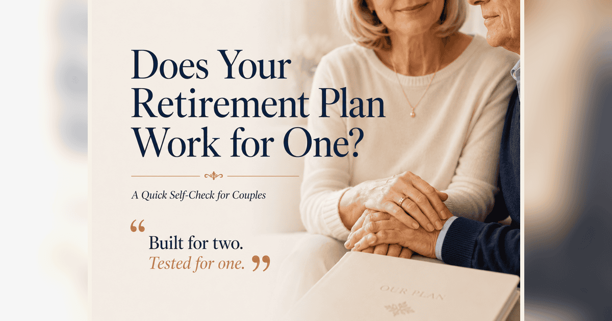 Featured image for “The Retirement Plan That Works for Two, But Breaks for One”